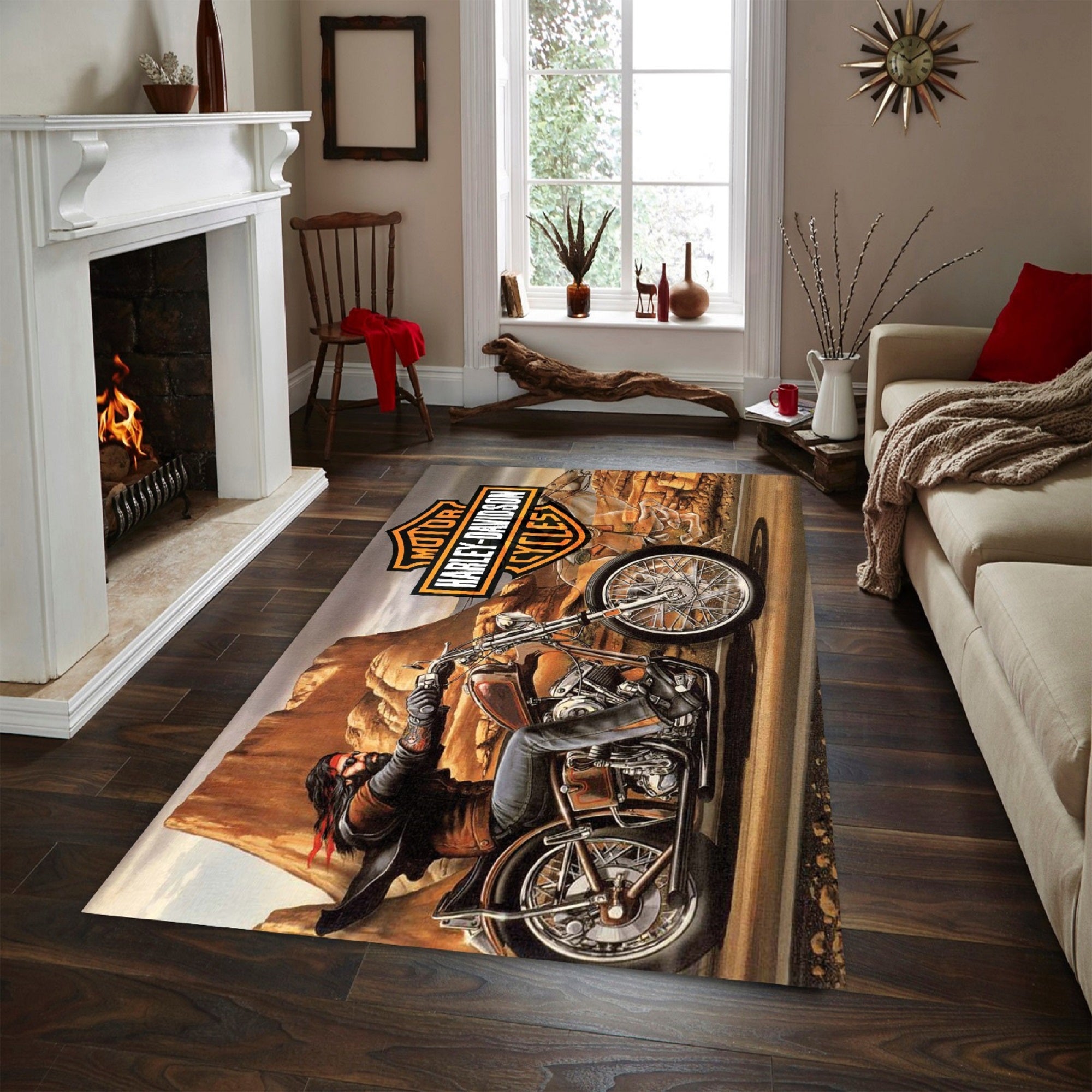 Harley Davidson Rug