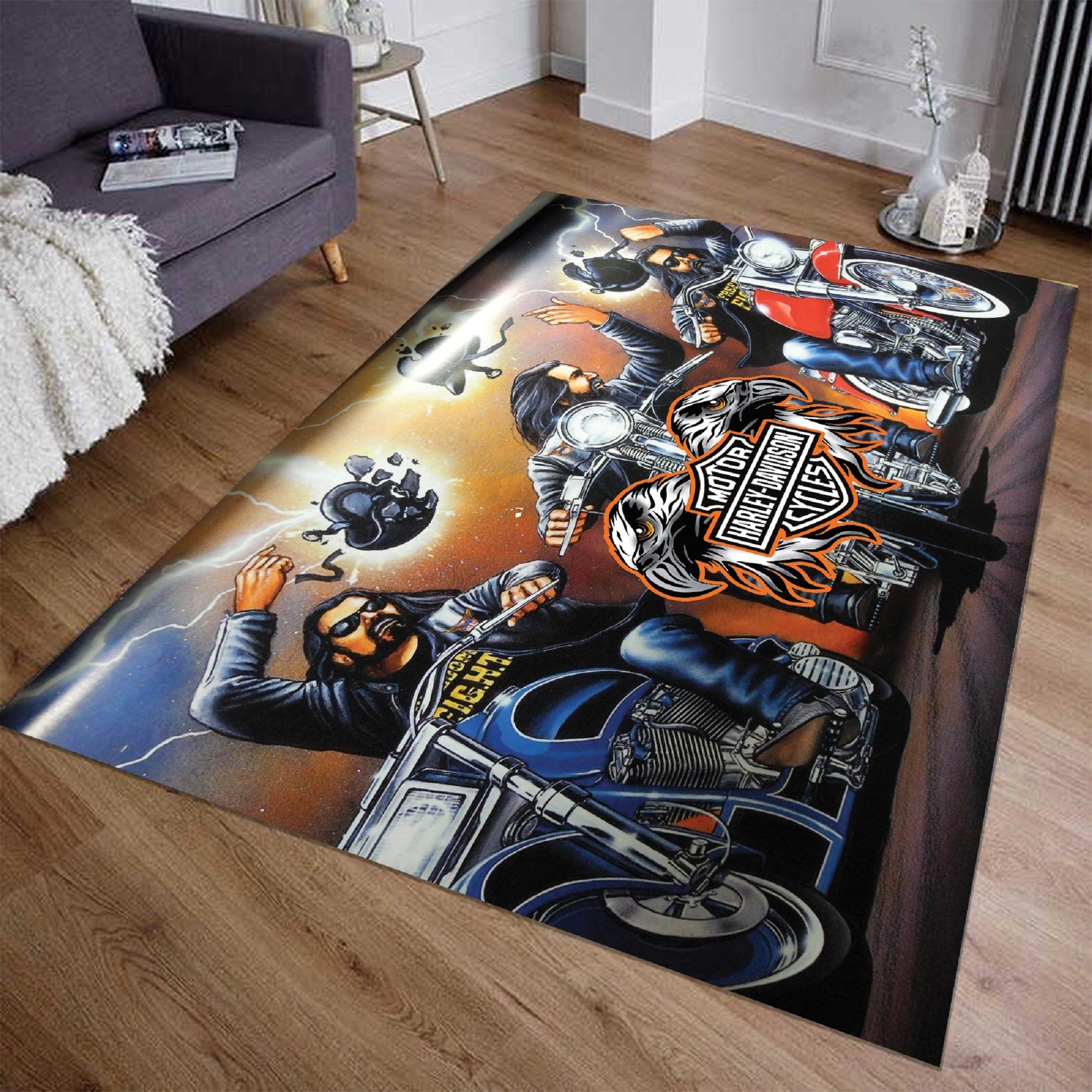 Harley Davidson Rug