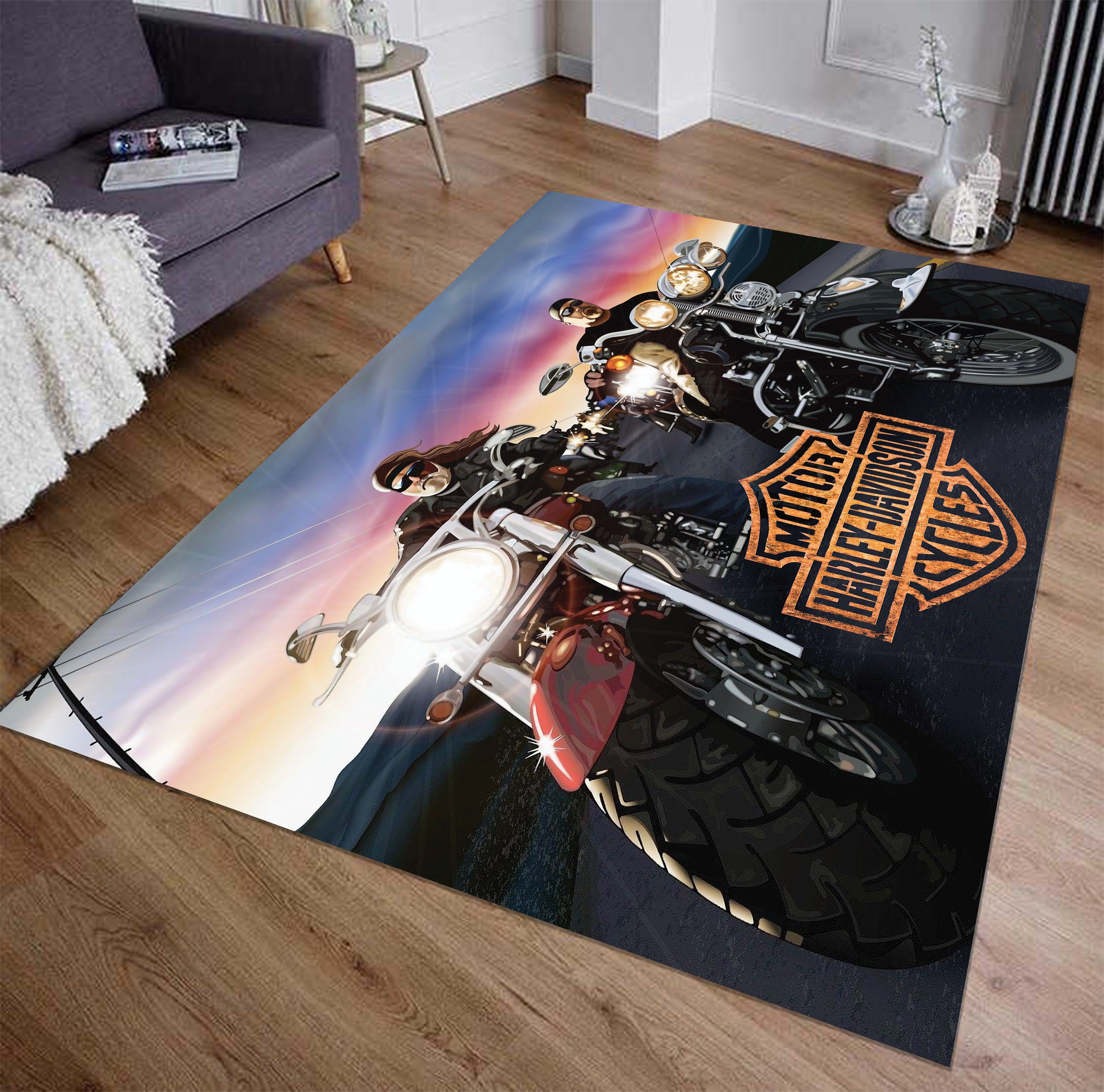 Harley Davidson Rug