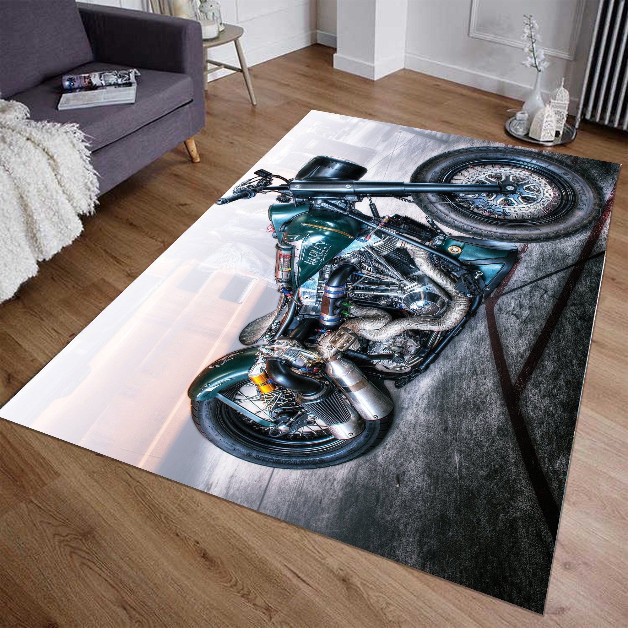 Harley Davidson Rug