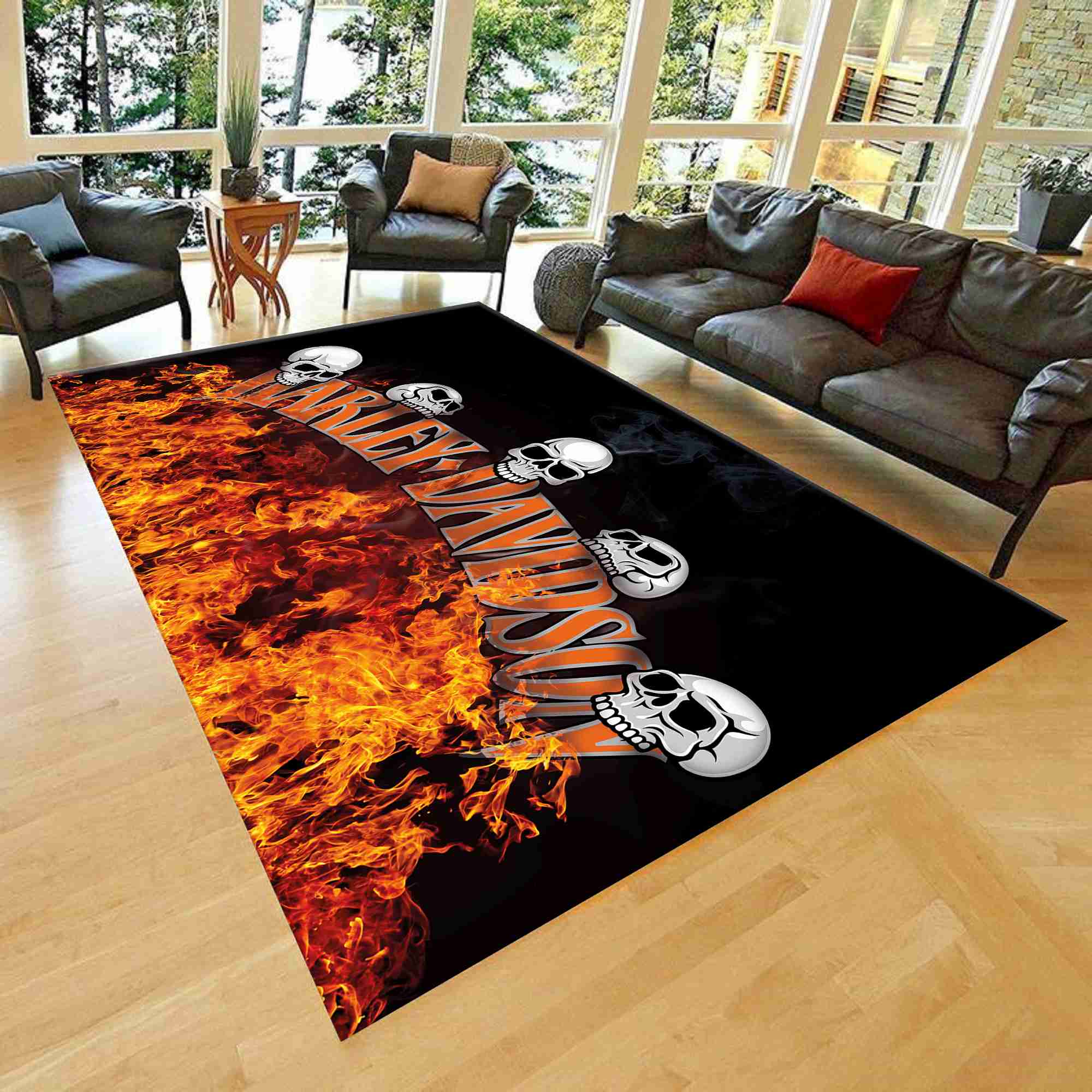 Harley Davidson Rug
