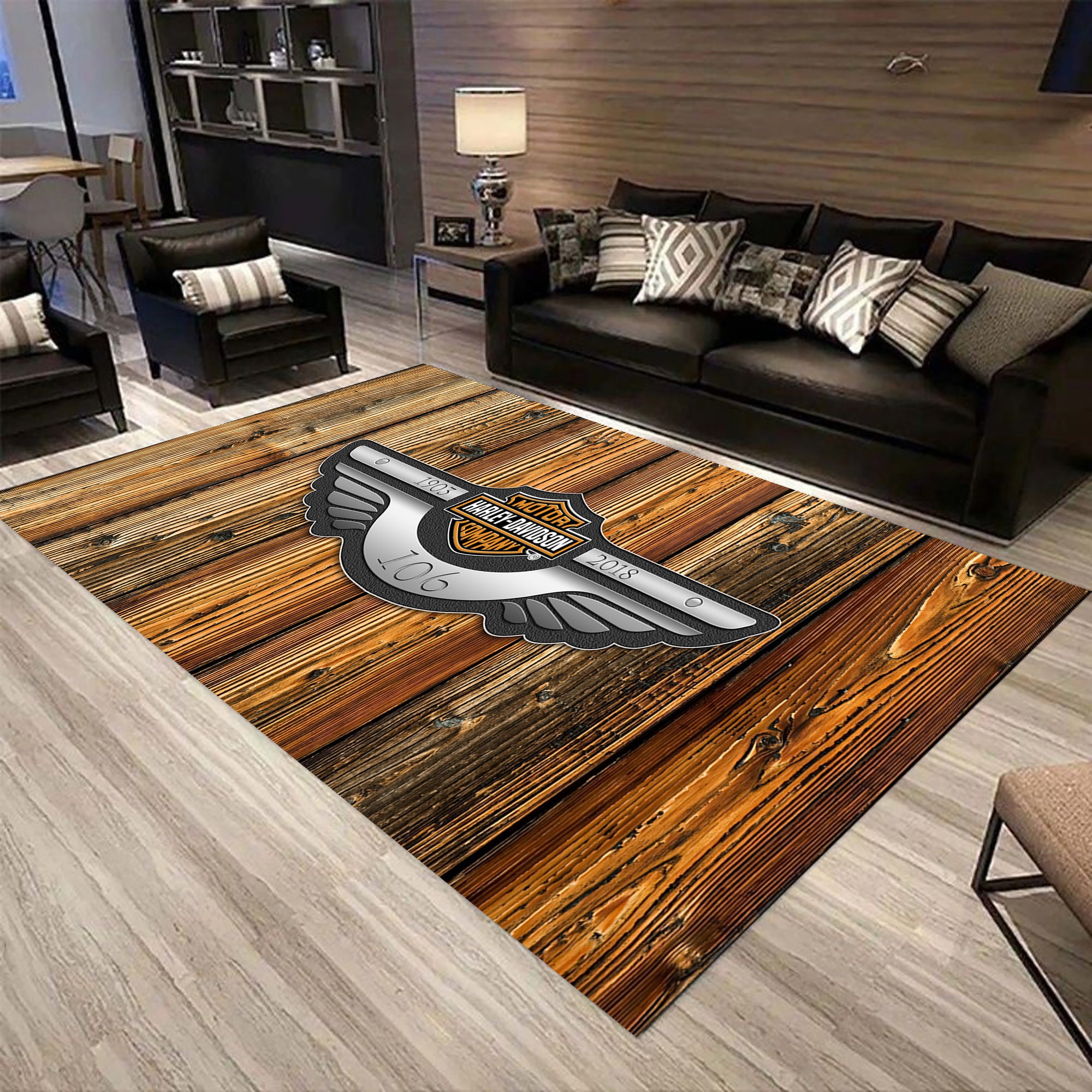 Harley Davidson Rug