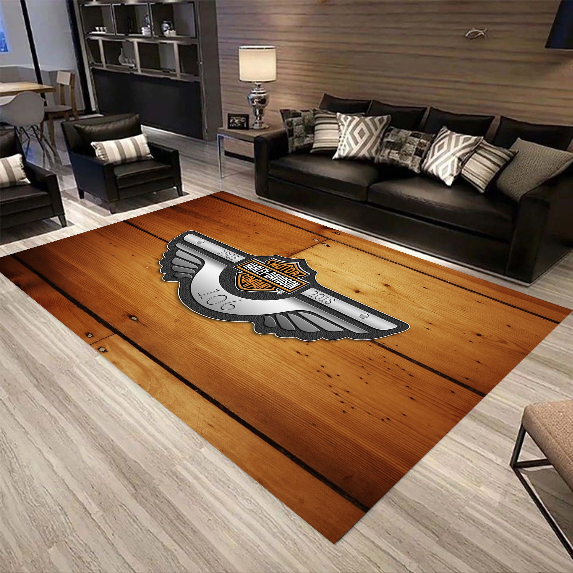 Harley Davidson Rug