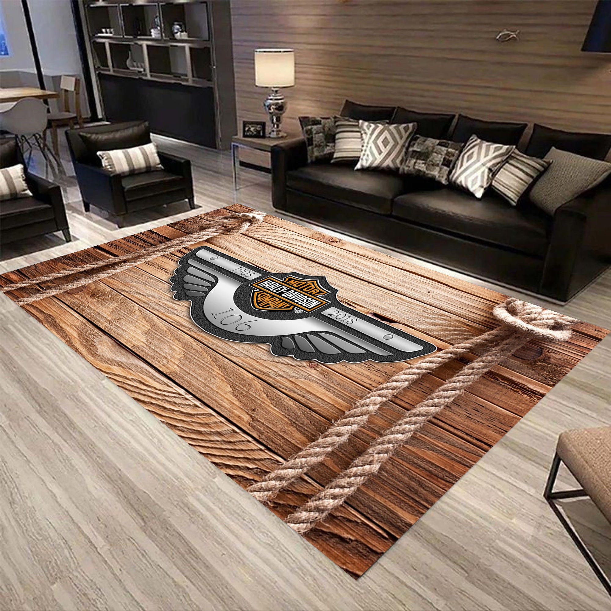 Harley Davidson Rug