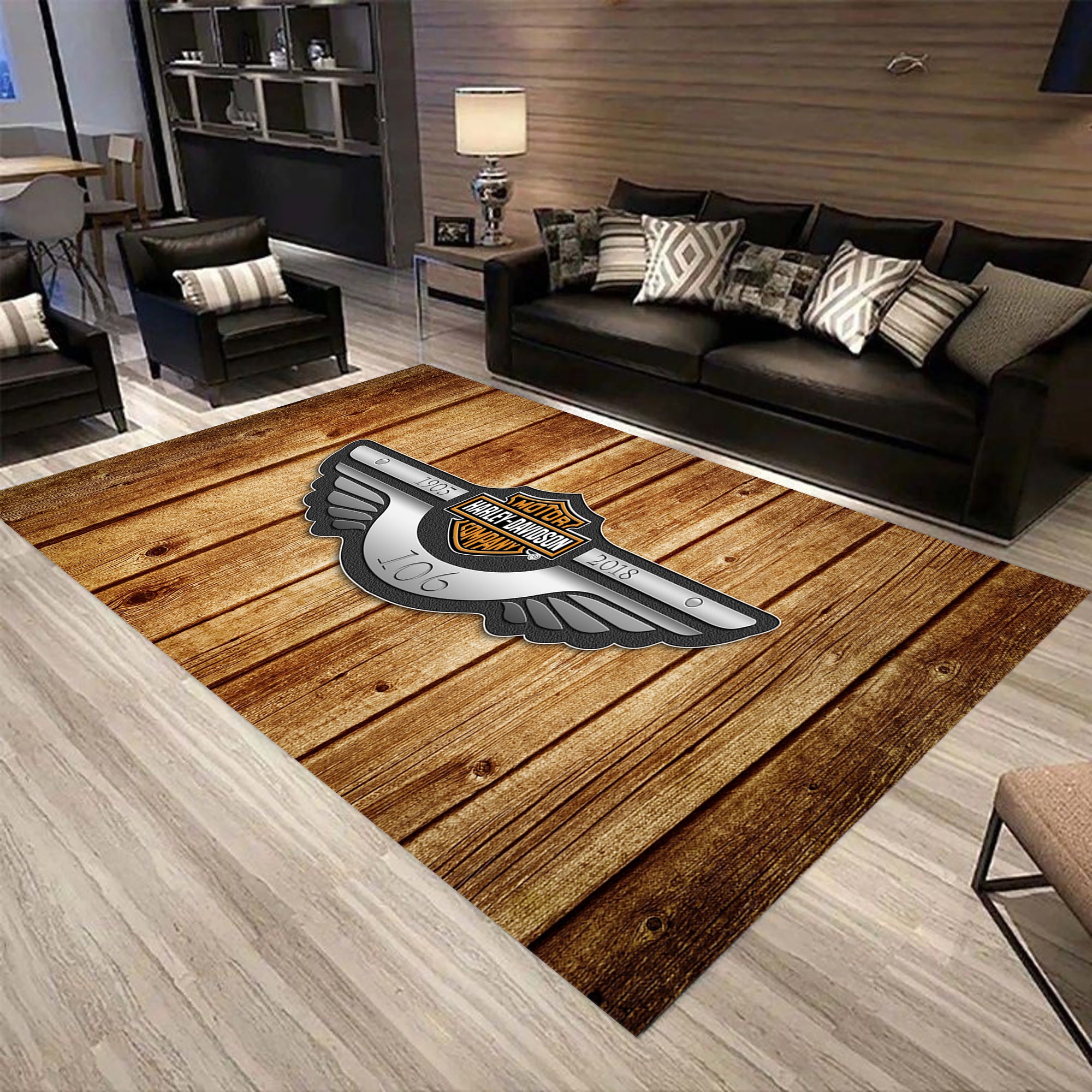Harley Davidson Rug