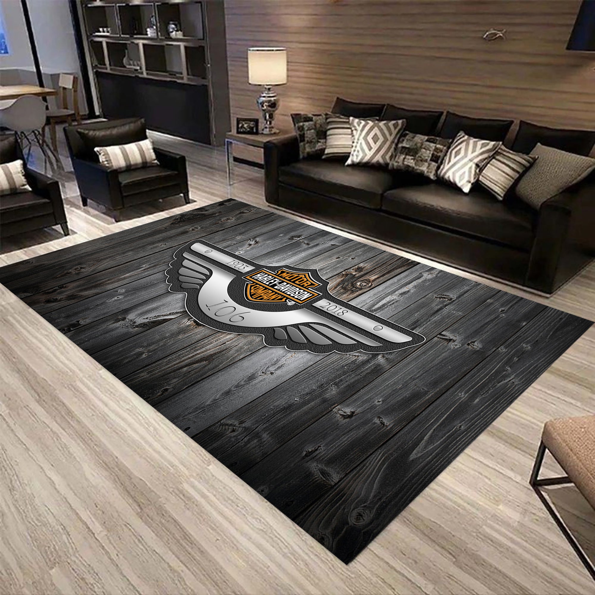 Harley Davidson Rug