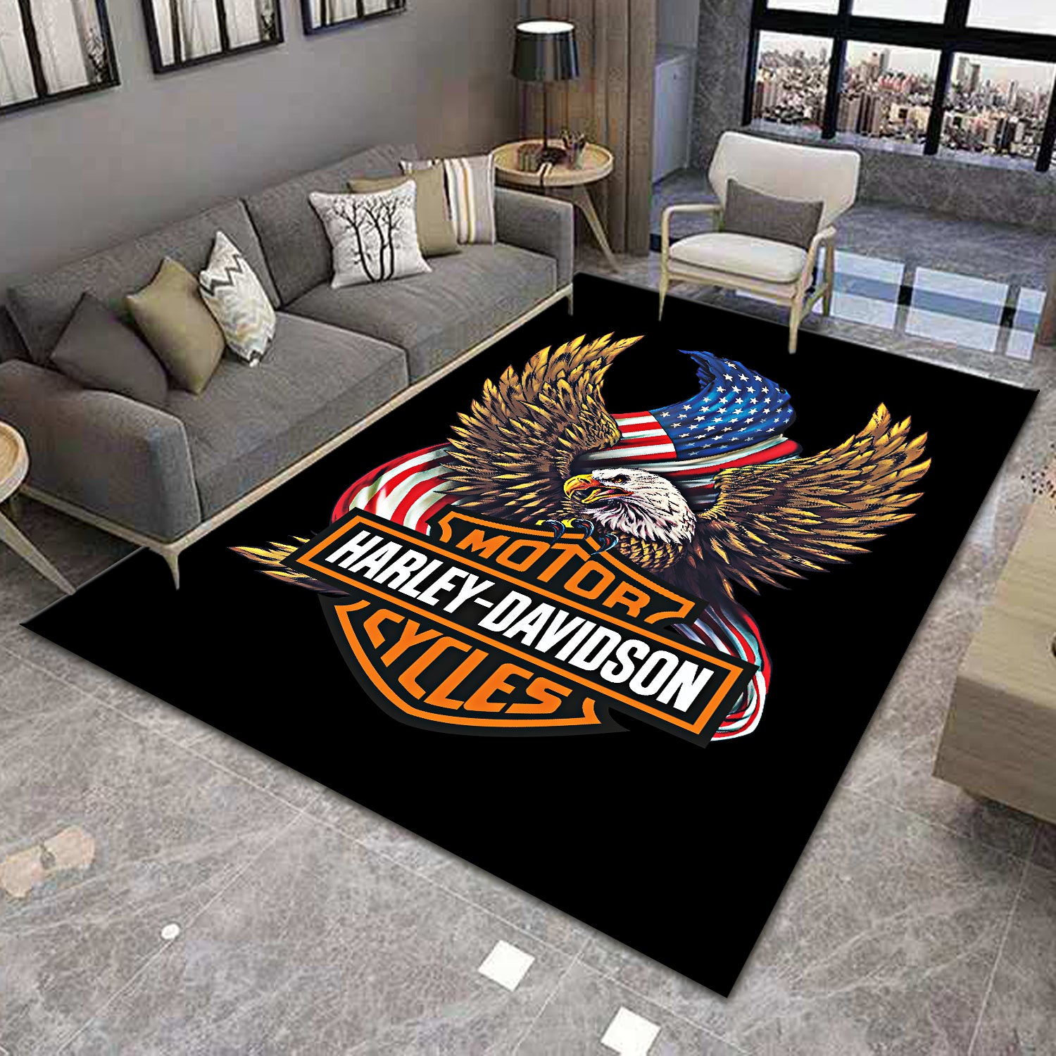 Harley Davidson Rug