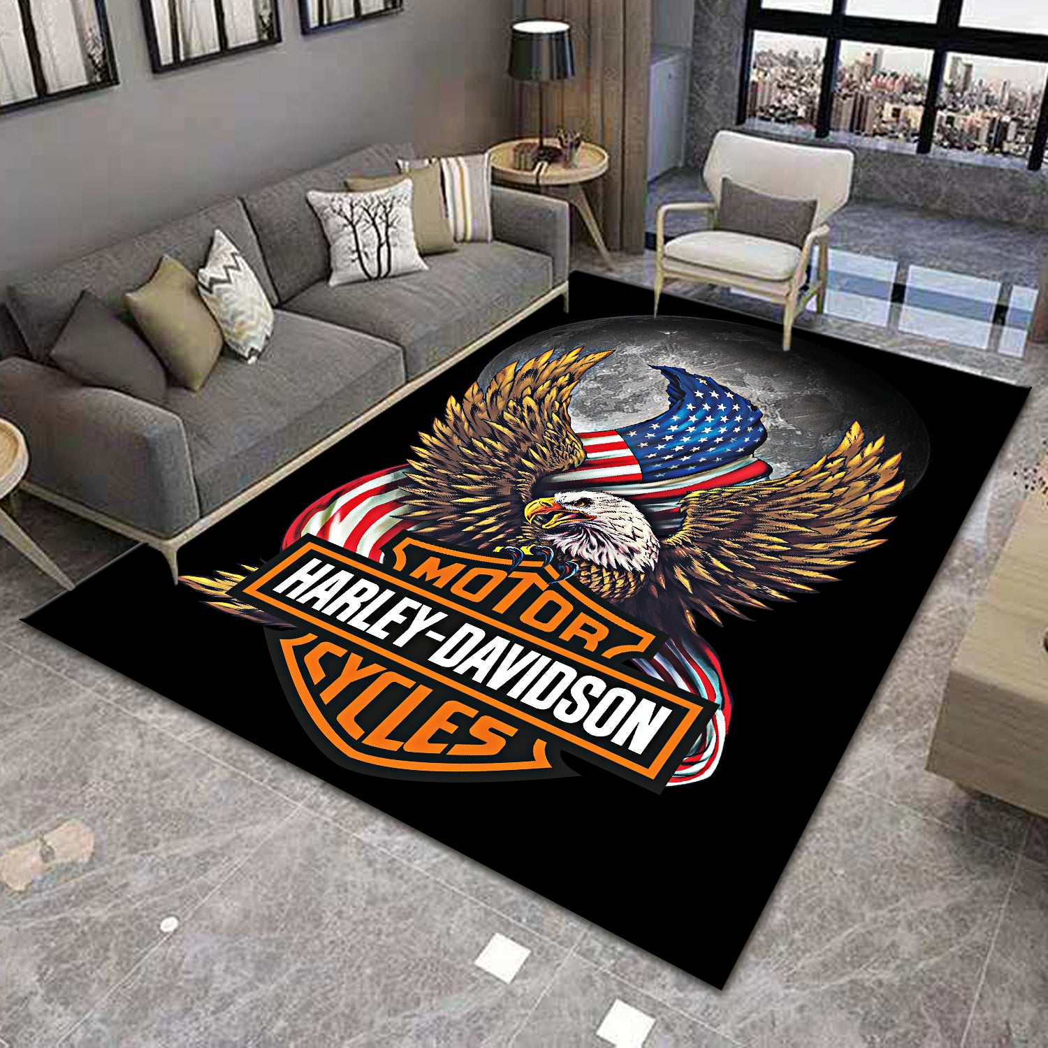 Harley Davidson Rug