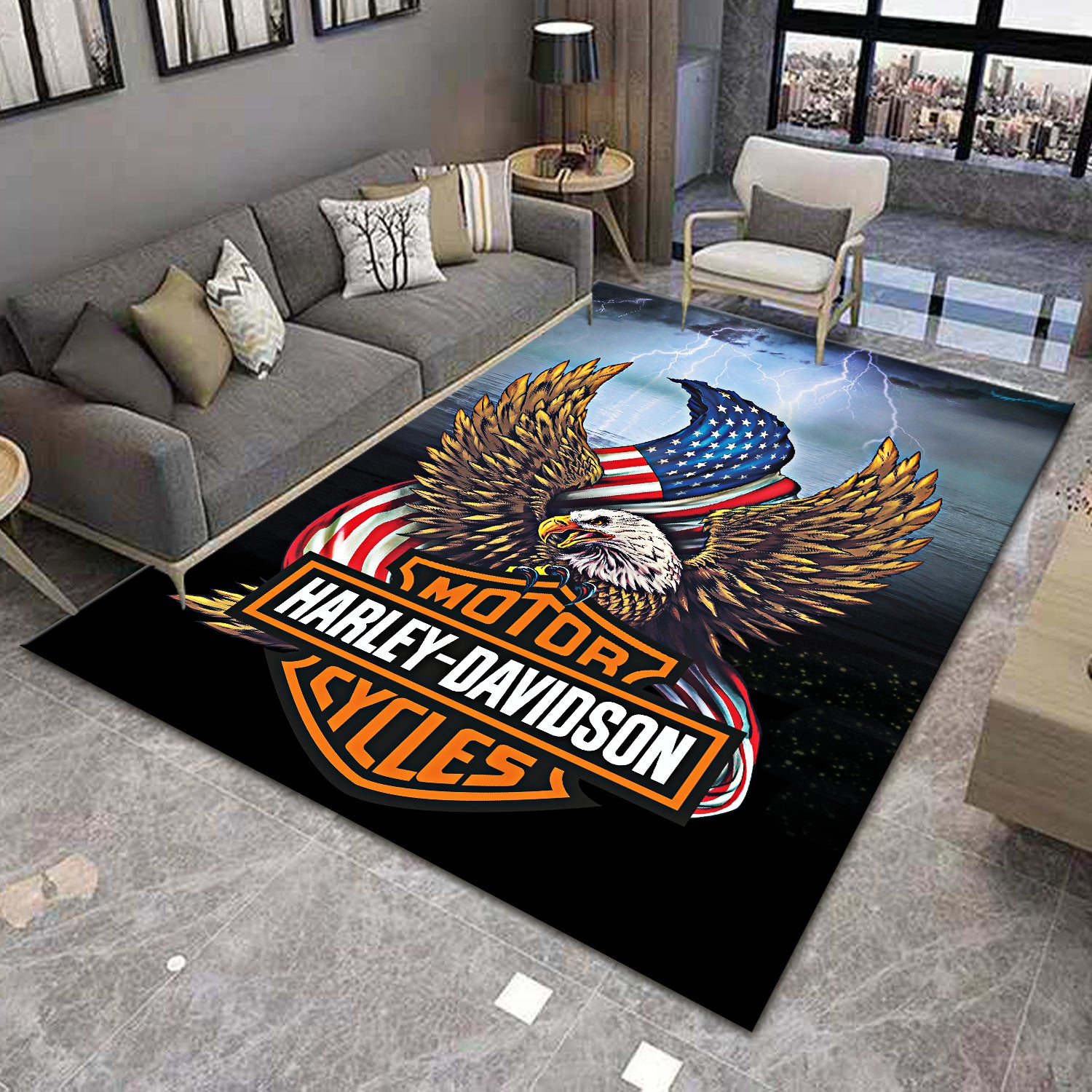 Harley Davidson Rug