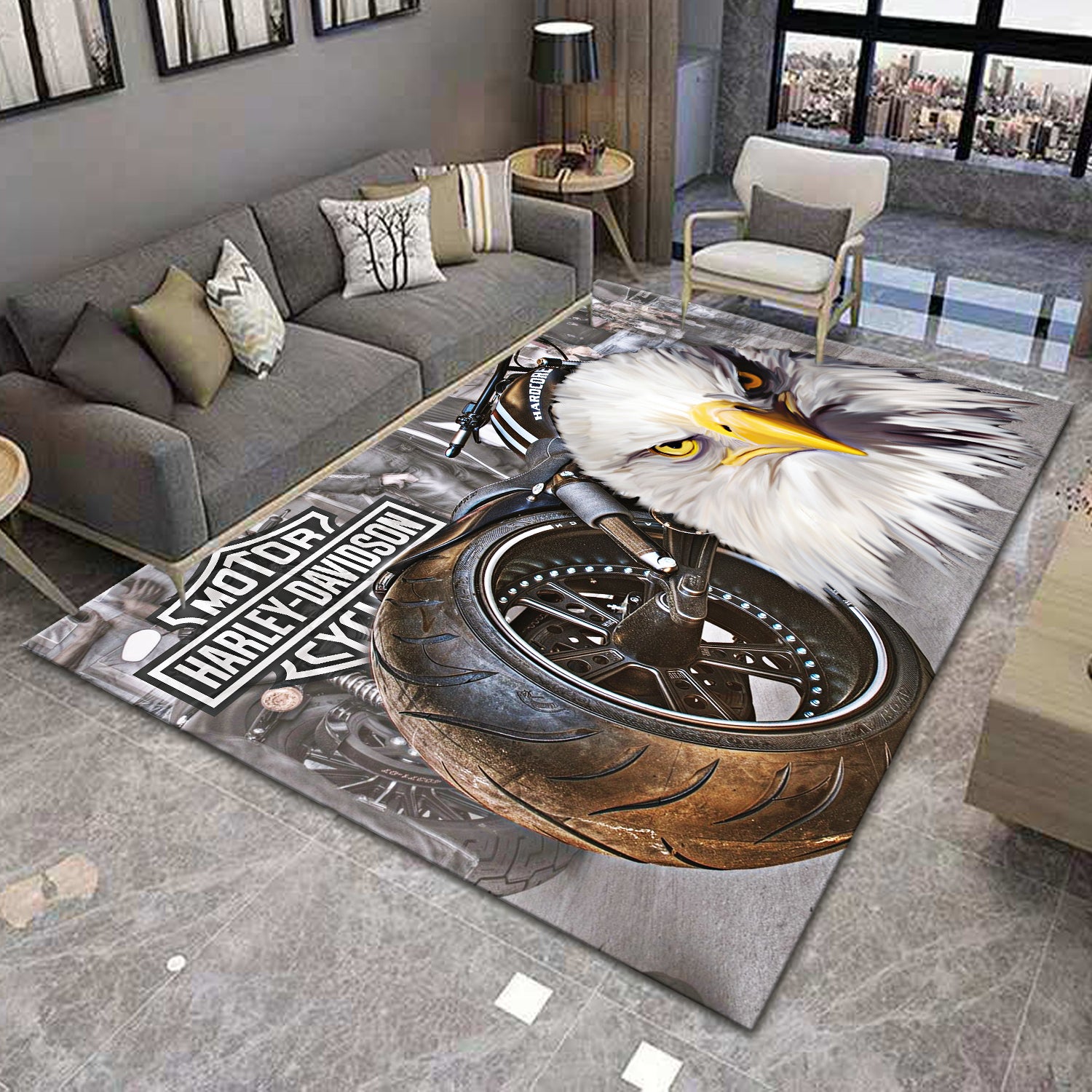 Harley Davidson Rug