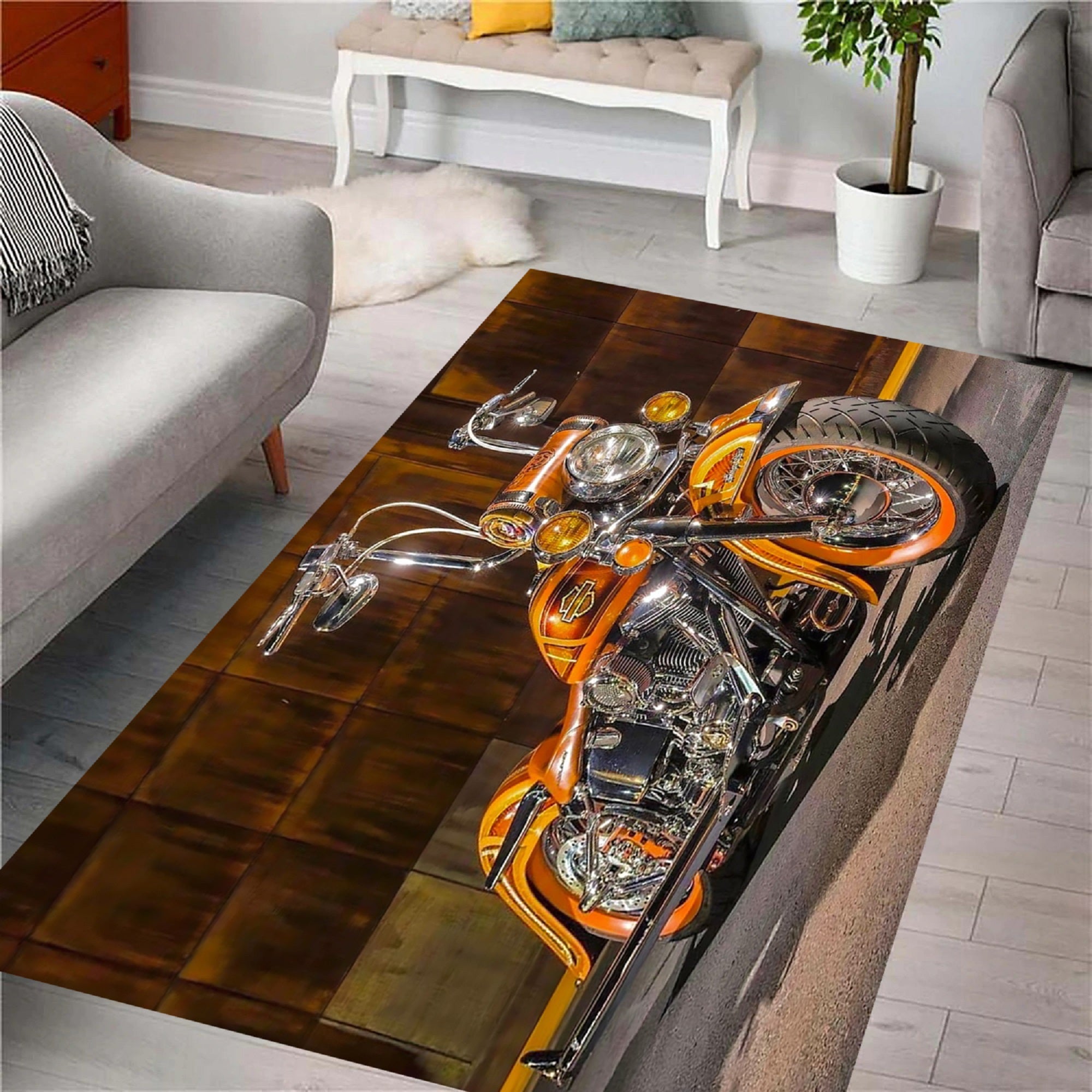 Harley Davidson Rug
