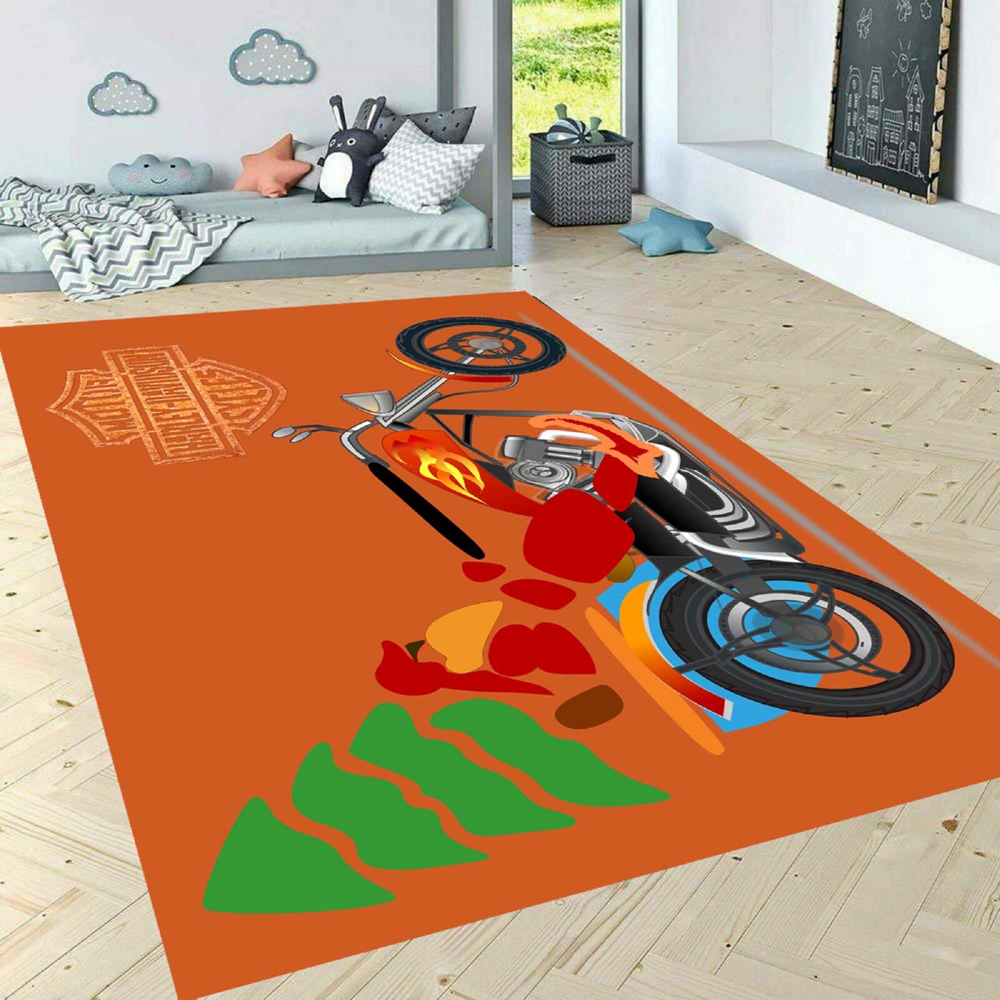 Harley Davidson Rug
