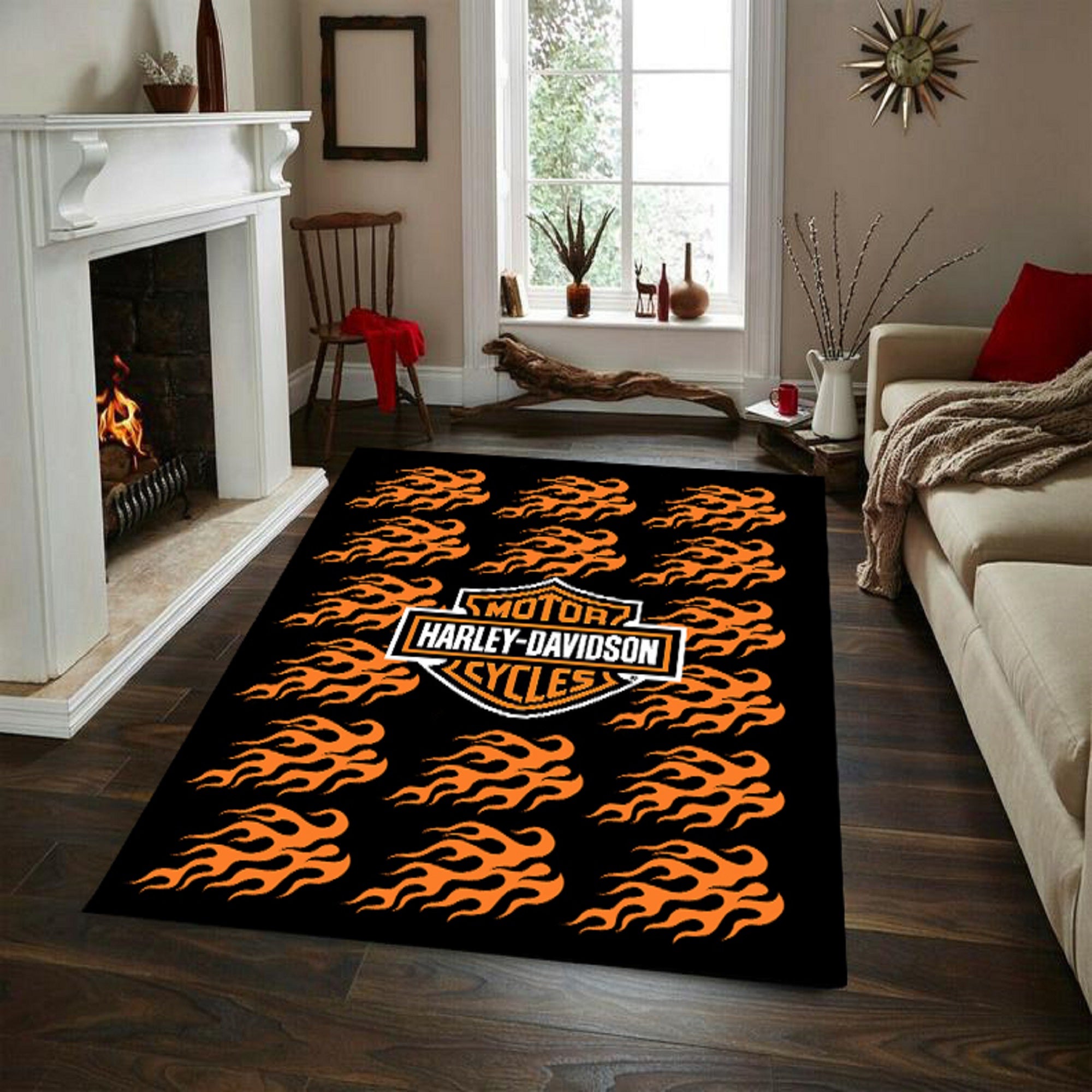 Harley Davidson Rug