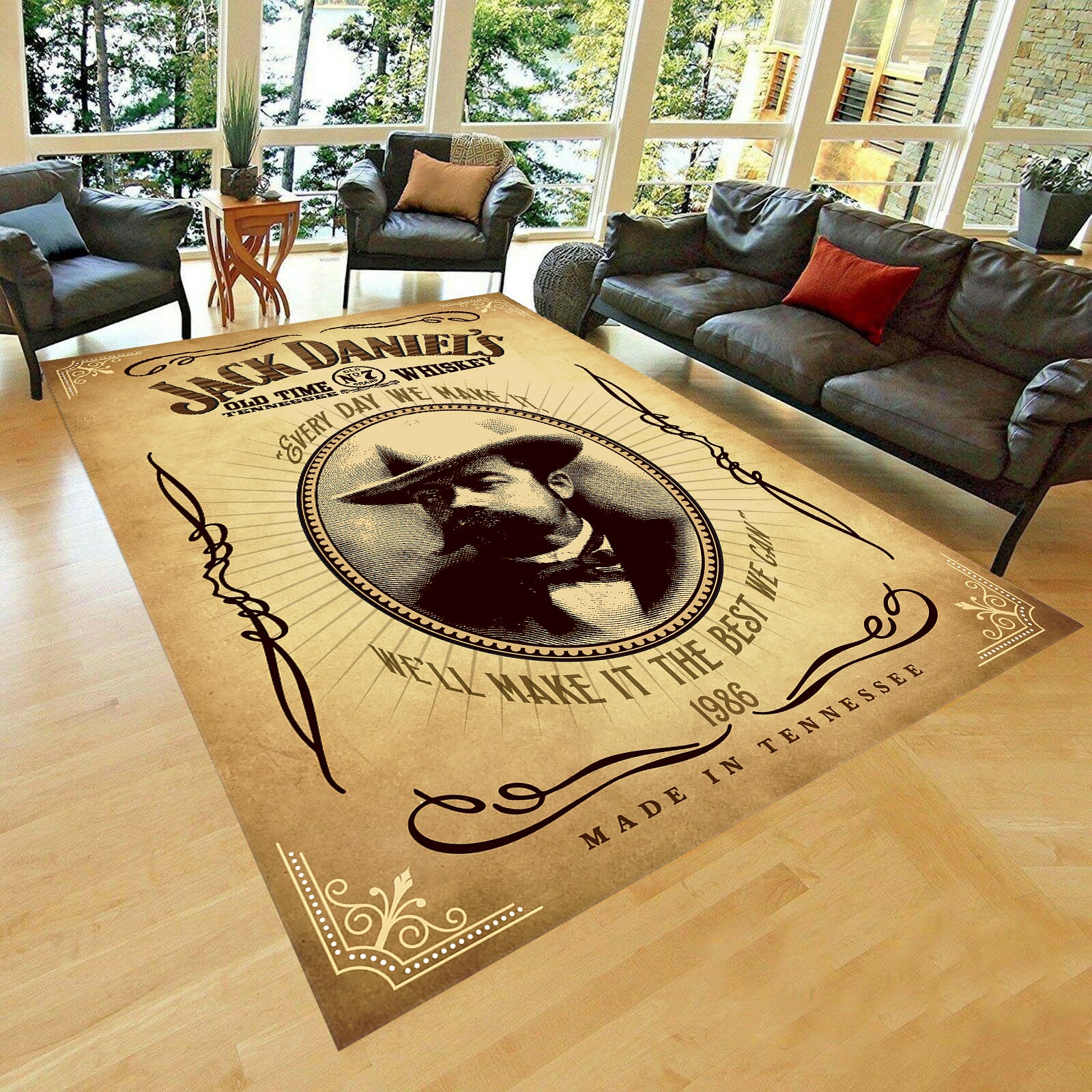Jack Daniels Rug